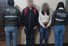 Hombre y mujer de Riobamba detenidos por robo a personas
