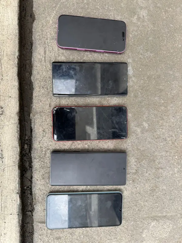 Equipos celulares que no pudieron justificar su procedencia