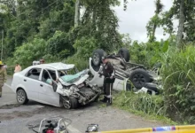 Hombre y mujer mueren en espeluznante accidente de tránsito