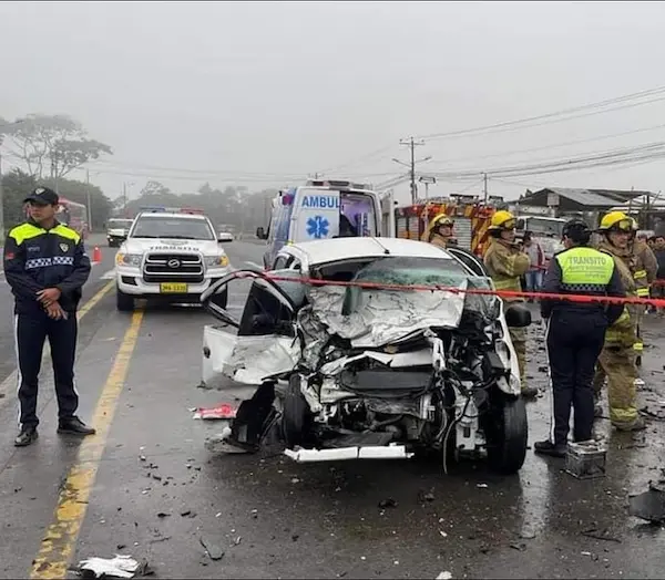 La siniestralidad es común en una vía considerada de alto riesgo