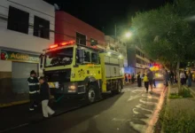 Incendio en local de costura de Riobamba por vela encendida