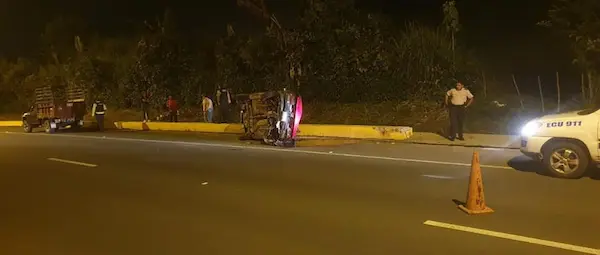 Imagen del brutal impacto