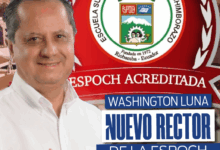 Washington Luna gana las elecciones al rectorado de la ESPOCH