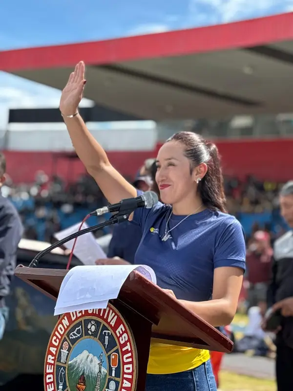 Miryam Núñez, destacada deportista chimboracense.