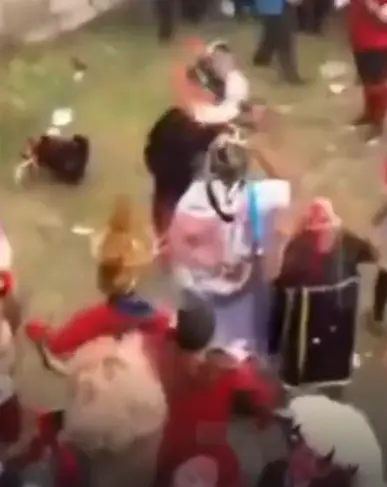Pelea en la Diablada Pillareña 2026