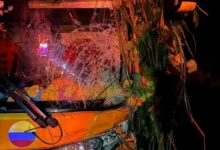 Pareja muere en fatal accidente en su moto