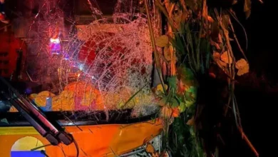 Pareja muere en fatal accidente en su moto