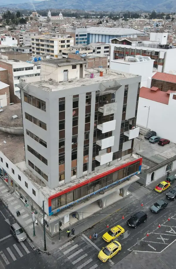 Patronato Provincial en el centro de Riobamba.