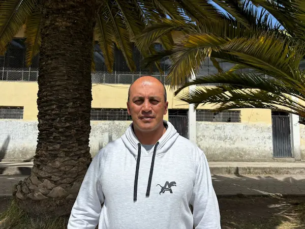 Xavier Salguero, presidente de la Federación Deportiva Estudiantil de Chimborazo.