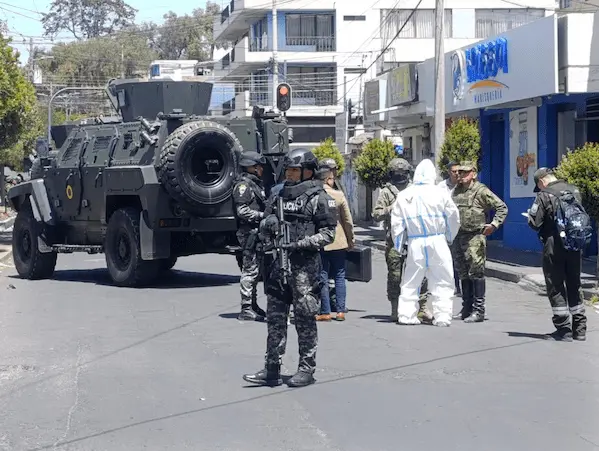 Presunta amenaza de bomba en Riobamba
