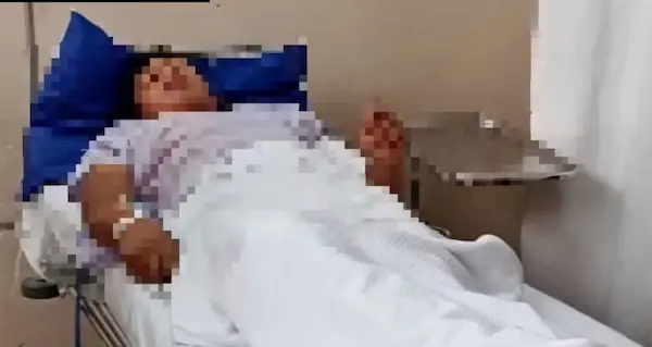 El herido se encuentra en el Hospital del Instituto Ecuatoriano de Seguridad Social