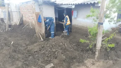 Fuerte lluvia en Riobamba afectó casa de mujer con 5 hijos