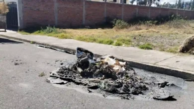 Quemaron basurero en Riobamba: expresan su rechazo