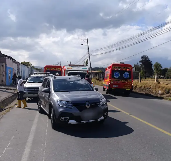 Urgente: hombre herido con arma de fuego en Guano