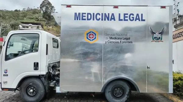 Camión de medicina legal