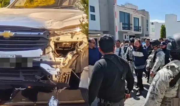 Detienen al conductor tras presión ciudadana