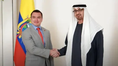 Daniel Noboa cumple agenda en Emiratos Árabes este 3 de febrero