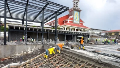 Avanza renovación del parque Central y plaza cívica en Macas.