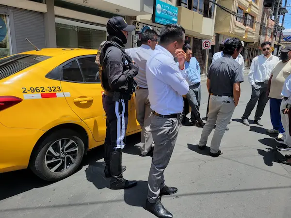 El ACT Edir Guamán tomó el debido procedimiento ante el siniestro vial presentado