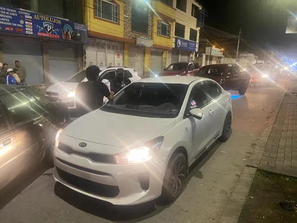 Vehículo en el que, presuntamente, se perpetró el hecho ilícito