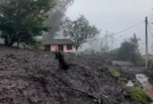 Derrumbe en Alausí activa respuesta en medio de alerta naranja por lluvias