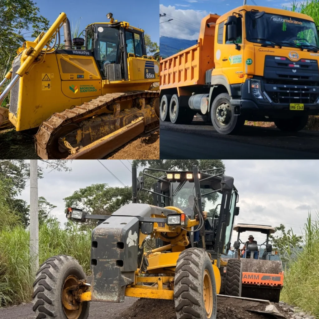 Falta de combustible retrasa maquinaria en Morona Santiago.
