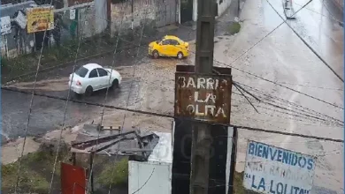 Fuertes lluvias provocan inundaciones en Riobamba