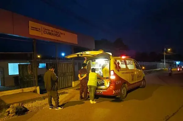 El traslado fue de emergencia, con permanente monitoreo