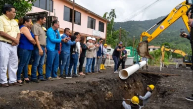 Inician obras de alcantarillado y agua potable en Macas.