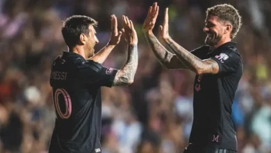 Inter Miami vs IDV: Messi fue derribado en el partido.