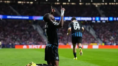 VIDEO l Joel Ordóñez marca al Atlético en Champions. FUENTE: X.