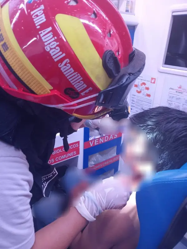 Cada una de las heridas fueron atendidas con mucho cuidado y detenimiento