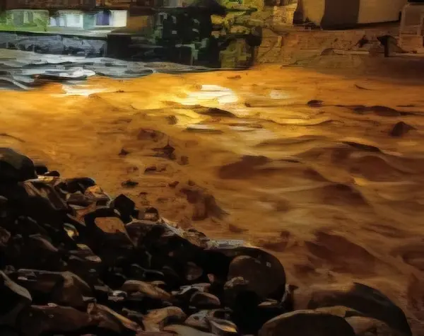 El monitoreo es permanente del afluente fluvial, toda vez que sus aguas crecen con el fuerte temporal