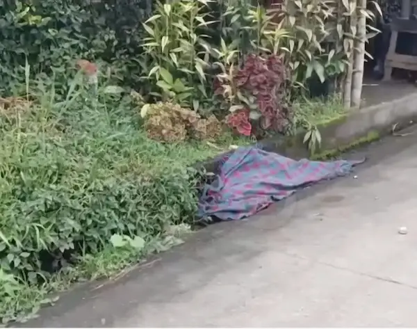 El cuerpo inerte quedó tendido sobre un canal