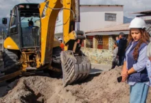 Municipio Riobamba explica retraso de obra en La Primavera