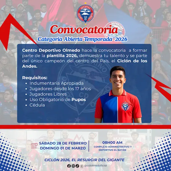 Convocatoria del Ciclón.