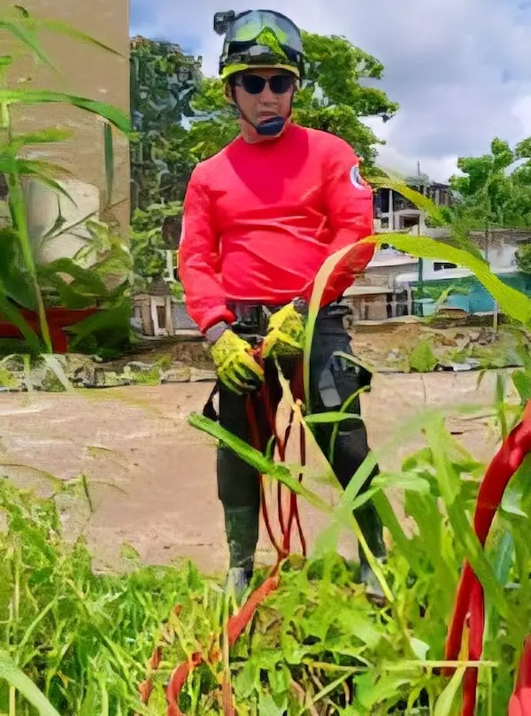 Héroe de Rojo que no lo dudó al momento de aceptar la misión