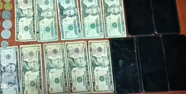 5 celulares fueron recabados como indicios