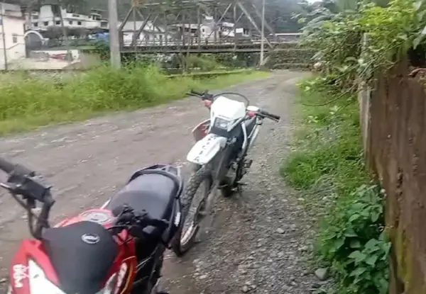 También se encontró motocicletas