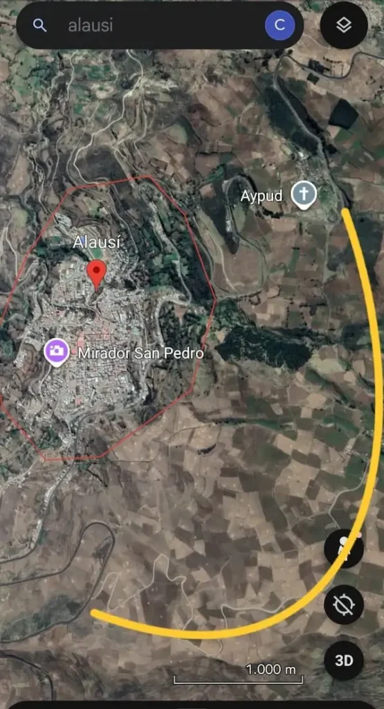 Trazado por el que pasaría la nueva variante E35. 