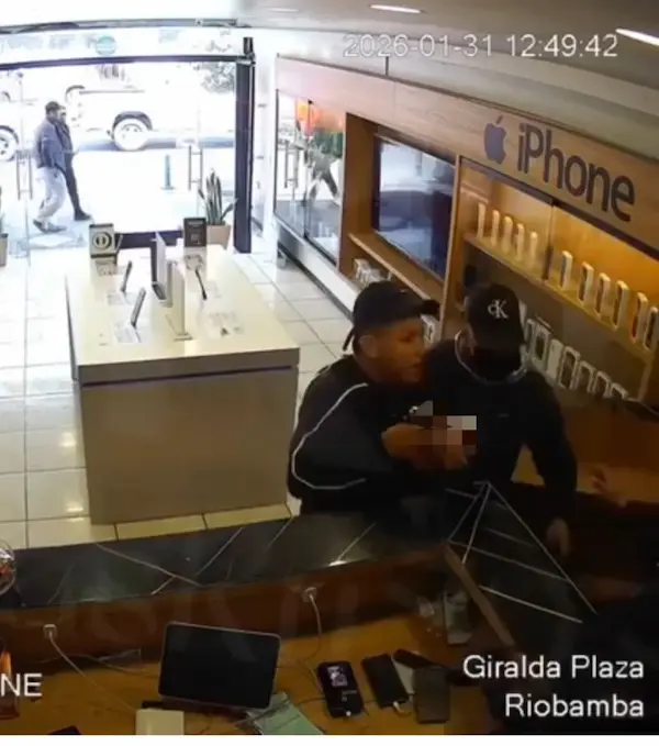 Video | Intento de robo a mano armada en Riobamba