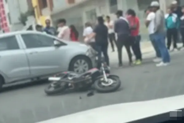 Accidente de tránsito en las calles Boyacá y Espejo
