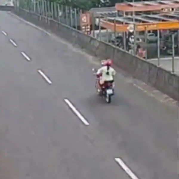 El accidente captado en video