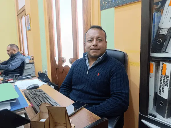 Eduardo Villa, del Departamento de Cultura