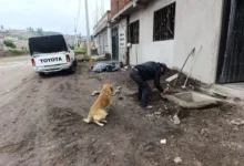 Barrio La Lolita de Riobamba en riesgo por lluvias