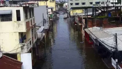 Inundaciones en Milagro deja calles bajo el agua