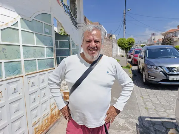 Carlos Trujillo, morador de la ciudadela Las Acacias.