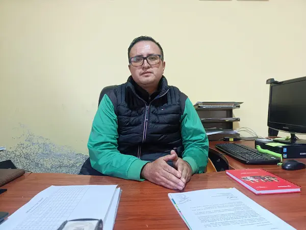 José Luis Guerrero, rector de la UE Puruhá.