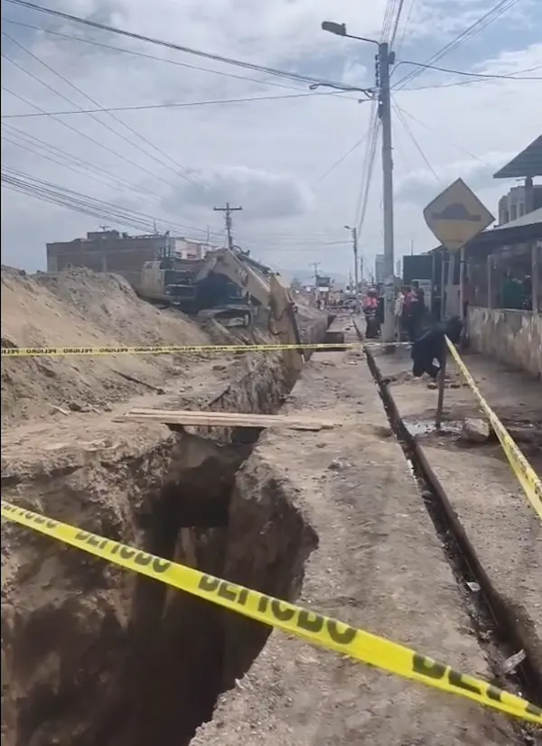 2 hombres murieron sepultados en Riobamba