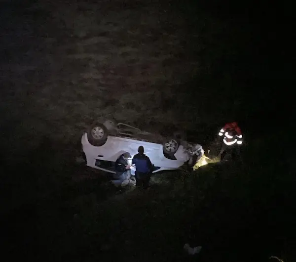 2 heridos en Alausí por accidente de tránsito